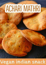 Achari Mathri Spicy Indian Crackers Recipe In 2020 Baked Indian Snacks Indian Snack Recipes Dry Snacks