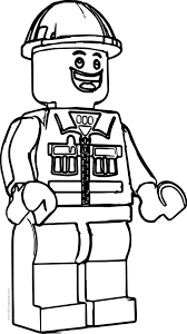Awesome Lego Construction Worker Coloring Page Lego Construction Coloring Pages Construction Worker