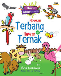 Gambar mewarnai hewan macan mewarnai gambar harimau marimewarnai. Buku Mewarnai Hewan Terbang Dan Hewan Ternak Store Tiga Serangkai
