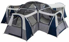 Ozark Trail Hazel Creek 20 Person Star Tent With Screen Room 6 Rooms In 2021 Tent 20 Person Tent Ozark