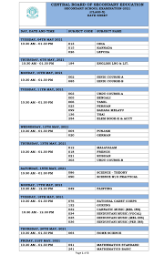 The cbse (central board of secondary examination) will conduct examination for class 10th from 4th may to 7th june 2021. Cbse 10th 12th Board Exam Date Sheet 2021 Released Check Exam Date Time Table News College Marg