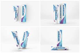 Download Toothpaste Mockup In Packaging Mockups On Yellow Images Creative Store
