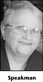 SANDRA SPEAKMAN Obituary (2015)