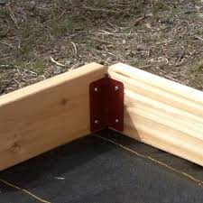 Fit landscape fabric inside the bottom planter and drill pilot holes and insert 2 1/2″ screws into the planters. 5 Raised Bed Corner Brackets Qty 4 Grow It Now