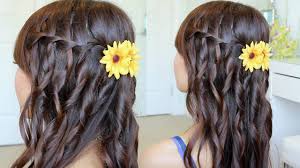 A wide variety of synthetic braiding hair options are available to you Waterfall Braid Hairstyle On Yourself Hair Tutorial Youtube