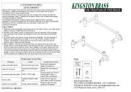 Looking for a brass faucet, want to give a makeover to kitchen or bathroom sink by installing a brand new brass faucet then kingston brass faucet reviews when we were doing research about the kingston brass faucet, we found that most people are impressed with the quality and performance of. Kingston Brass Ks8103dl Installation Guide Manualzz