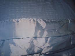 Chatham Waffle Weave Vintage Blue Blanket Satin Trim Thermal King 108x94 1857933715