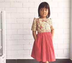 Langkah menjahit membuat pola penerangan 1. Jahit Sendiri Baju Si Cilik