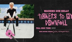 For the performance, mgk is taking over the legendary roxy along with the tickets to my downfall livestream gig on oct. Machine Gun Kelly Tickets In Detroit At Aretha Franklin Amphitheatre On Tue 21 Sep 2021 20 00