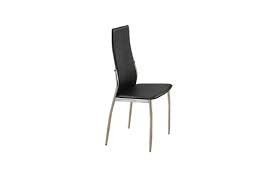 set of 4 contemporary black faux leather dining chair with silver legs support click image for more details dining chairs faux leather dining chairs chair