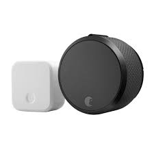 august august smart lock pro connect dark gray