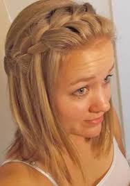 Style your locks in messy, uneven waves for an effortlessly undone vibe. French Braid Band Medium Length Hairstyles Askhairstyles