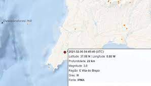 Tremor de terra está entre causas investigadas para rompimento de barragem. Tremor De Terra Com Magnitude 3 0 Com Epicentro Proximo De Vila Do Bispo