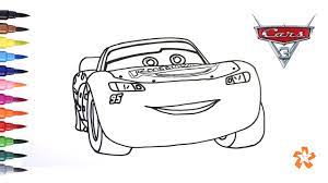 14 coloring pictures lightning mcqueen print color craft print. Cars 3 How To Color Lightning Mcqueen Coloring Pages For Children With Color Kids Tv Youtube