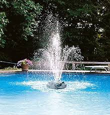 The installation of the pool fountain is quick and easy to add a relaxing waterfall to your swimming pool. 3 Tier Floating Above Ground Inground Swimming Pool Fountain Kit Pool Waterfall Outdoor Fountains Ponds Water Features
