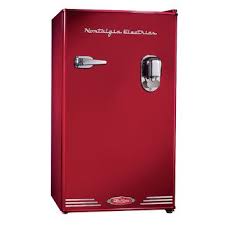 Fridge With Water Dispenser Retro Refrigerator Nostalgia Electrics Retro Compact Refrigerator