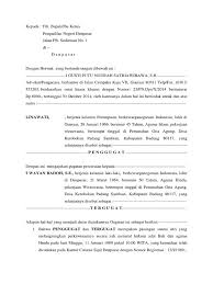 Sebagai contoh, apabila urusannya mencakup pengadilan, maka suratnya harus rinci menjelaskan. Contoh Surat Kuasa Gugatan Perceraian