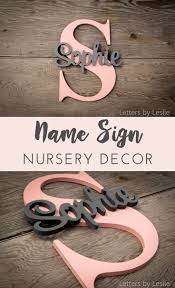 One of our favorite part's of luke's nautical nursery was the diy nautical rope sign. This Personalized Name Letter Sign Is Now By Far My Must Have Decor Element For My Baby Girl S Nursery I Absolutel Girl Nursery Room Diy Baby Stuff Baby Decor