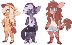 Chibi Doodle Adopts Closed By Keybladefire Furry Art Furry Design Cute Animal Drawings