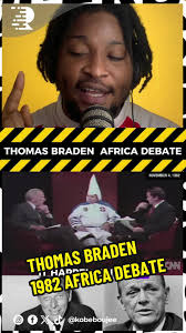 Thomas Braden definitely had African blood in him, 1982 debate …. #fyp  #debate #debatetiktok #africa #ghanatiktok🇬🇭