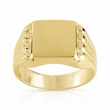 Les hommes aussi ont leurs bijoux : Chevaliere Plaque Or Homme Chevaliere Maty