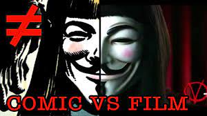 Books vs movies contains examples of: V For Vendetta What S The Difference Youtube