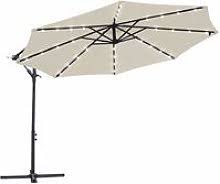 The bluetooth and leds are operated by a switch on the umbrella and are both solar powered. Parasol Lights Shop Online And Save Up To 53 Uk Lionshome