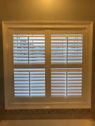 Lowe's stocks board and batten, louvered and raised panel models in wood, pvc, composite or vinyl. Veneta Composite Wood Shutter 524631 At The Home Depot Mobile Indoor Shutters Wood Shutters Wood Shutters Indoor