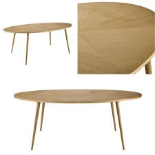 maisons du monde ovalen eettafel origami eettafel scandinavisch ovale eettafels