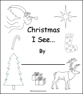 The coloring pages and this post have been updated with a fresh layout and fonts for the 2020 christmas season. Christmas Beginning Readers Books Enchantedlearning Com