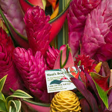 We have many beautiful orchids, anthuriums, tropic fleur, bird of paradise, ginger, barbatus, beehive, and ivory and pink mink available. Home Maui S Best Flowers Hana Maui Order Beautiful Bouquets
