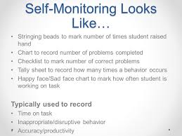 Student Self Monitoring Applied Field Project By Amber