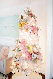 Flower Christmas Tree Floral Christmas Tree Diy A Beautiful Mess