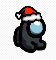 Hd Black Among Us Mini Crewmate Character Baby Santa Hat Png Citypng Download free christmas hat png images. hd black among us mini crewmate