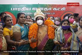 The party had been allotted 20 seats by the aiadmk. Even Grassroots Members Can Reach Higher Positions In Bjp National Women S Wing President Vanathi Srinivasan Simplicity