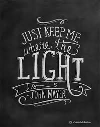 Yes To Standing In The Light Hand Lettered By Lilyandval John Mayer Lyrics Lyric Prints John Mayer