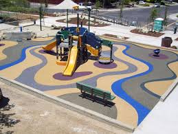 Poured in place rubber is one of the most durable and longest lasting surfaces. 24 Poured In Place Rubber Ideas Playground Playground Design Kids Playground