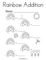 Stir in the drained noodles and heat through. Rainbow Addition Coloring Page Twisty Noodle