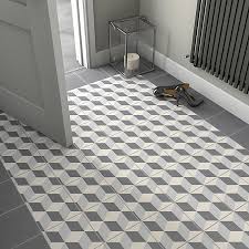 L90xh15 cm dans la boîte: Carrelage Sol Noir Et Blanc Decor 3d 20 X 20 Cm Hydrolic Castorama