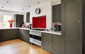 With his eyesight, he used to have to enlarge the sheet music and then manually recut it into manageable pieces and tape. Dark Grey Shaker Kitchen Transitional Kitchen Devon By Nick Dolling Houzz Uk