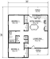 A traditional 2 story house plan presents the main living spaces (living room, kitchen, etc) on the main level, while all bedrooms reside upstairs. 30 X 30 House Plan House Floor Plans Small House Plans House Plans