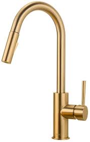 Brushed gold finish faucets for kitchen. Forious Gold Kitchen Faucet With Pull Down Sprayer Kitchen Faucet Sink Faucet With Pull Out Sprayer Single Hole And 3 Hole Deck Mount Single Handle Copper Kitchen Faucets Champagne Bronze Amazon Com