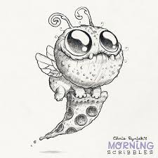 Pizza Bug Morningscribbles Pizza Cute Monsters Drawings Monster Drawing Monster Sketch
