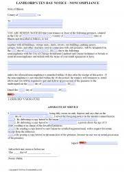 free illinois 5 day notice to pay quit pdf