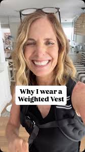 Wanna know my little midlife secret? A weighted vest!, Need a LINK? Comment  “VEST”, At our age, weight-bearing exercises are everything for keeping our  bones strong and our bodies feeling good. I ...