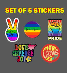 Set of 5 prank magnetic bumper stickers magnets funny hilarious I love gay  porn | eBay