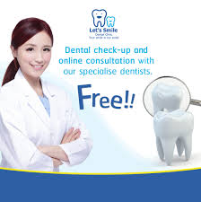 If you are visiting clinic 95 for the first time, your initial consultation will be a little longer than a routine examination, as your dentist will need to fully discuss with you the full range of your health and oral health matters, so that they can gain a complete. Free Dental Check Up And Online Consultation Let S Smile Dental Clinic