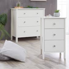 Kommode Sandby 3 Schubladen Schmal Danisches Bettenlager Schubladen Kommode Kleine Kommode