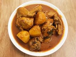 Resep kari ayam adalah hidangan umum di asia selatan, asia tenggara, serta di caribbean (di mana makanan tersebut biasa disebut sebagai ayam kari). Resepi Kari Ayam Ala Sugu Pavrita Resepi Bonda