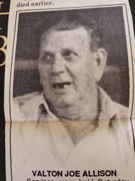 Valton Joe Allison (1920-1993): homenaje de Find a Grave
